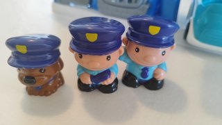 Comisaría Policía Infantil + Helicóptero y Coche