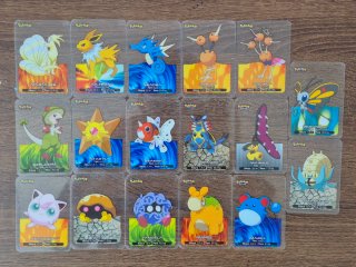 Lote 17 cartas Pokémon Lamincards Advanced 2006