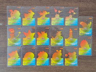 Lote 17 cartas Pokémon Lamincards Advanced 2006