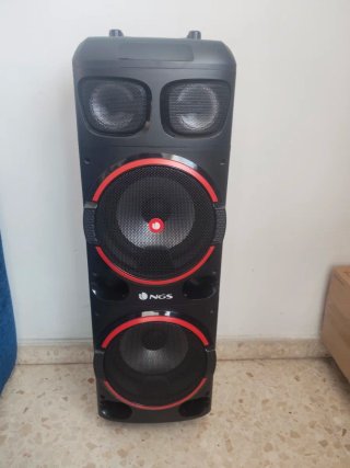 Altavoz NGS Wild Dub 1 Negro/Rojo
