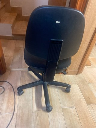 Silla de escritorio infantil negra