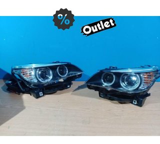OL FAROS XENON BMW E60 E61 03-04 OJOS ANGEL CCFL D2S FONDO N