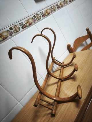 Perchero de madera antiguo REBAJADO