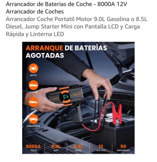 Arrancador de Coche Pmupucity JN-8166