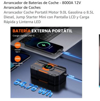 Arrancador de Coche Pmupucity JN-8166