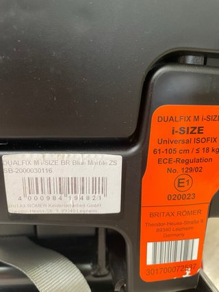 Silla coche Britax Romer Dualfix M i-Size