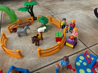 Playmobil Granja y Zoo con animales, figuras ycasa