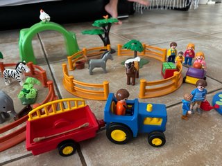 Playmobil Granja y Zoo con animales, figuras ycasa