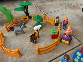Playmobil Granja y Zoo con animales, figuras ycasa