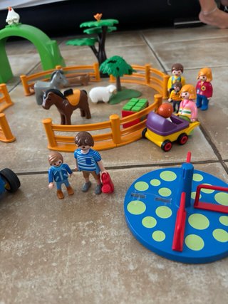 Playmobil Granja y Zoo con animales, figuras ycasa