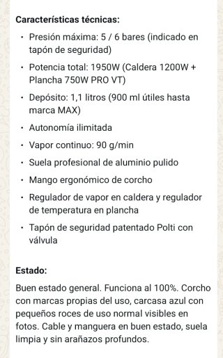 Centro Planchado Polti Vaporella Special