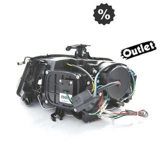 OL FAROS AUDI A4 B8 07-11 LUZ DIURNA LED DRL FONDO NEGRO R14