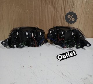 OL FAROS AUDI TT 98-05 LUZ DIURNA REAL LED FONDO NEGRO R1459