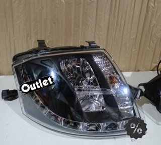 OL FAROS AUDI TT 98-05 LUZ DIURNA REAL LED FONDO NEGRO R1459