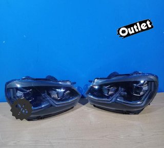 OL FAROS VOLKSWAGEN VW GOLF 6 08-13 LOOK SILVER GOLF 7 DINAM