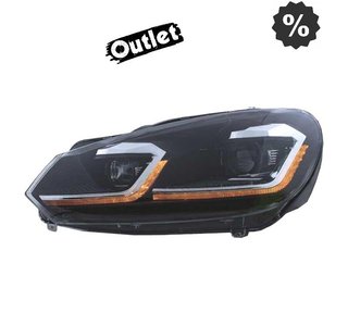 OL FAROS VOLKSWAGEN VW GOLF 6 08-13 LOOK SILVER GOLF 7 DINAM
