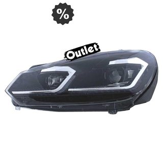 OL FAROS VOLKSWAGEN VW GOLF 6 08-13 LOOK SILVER GOLF 7 DINAM