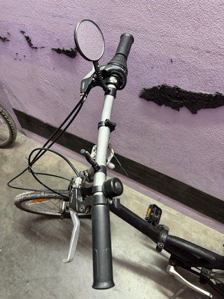 Bicicleta Plegable Negra