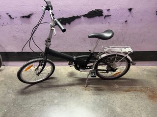 Bicicleta Plegable Negra