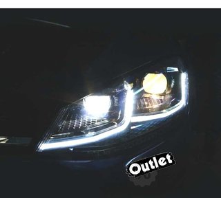 OL FAROS VOLKSWAGEN VW GOLF 7 12-17 DRL DINAMICOS NEGROS LOO
