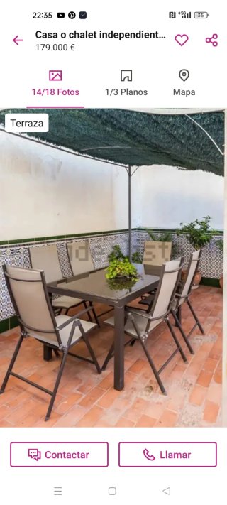 Escritorio y silla de tela, cristal y metal