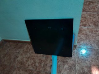 Mesa de mosaico cerámico azul