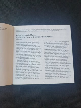 MAHLER: Sinfonía N°2 "Resurrección"