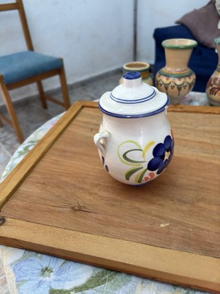 Juego Adornos Vintage Cerámica y Terracota