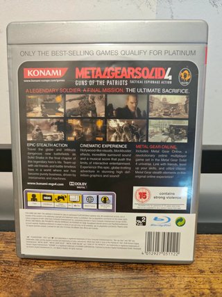 Metal Gear Solid 4: Guns of the Patriots PS3