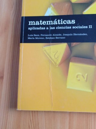 Matemáticas aplicadas a las ciencias sociales I...