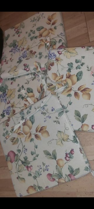 Cojines de Silla con Diseño Frutal