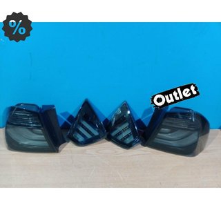 OL PILOTOS LED BMW E90 05-08 AHUMADO NEGRO LED BAR R011013C1