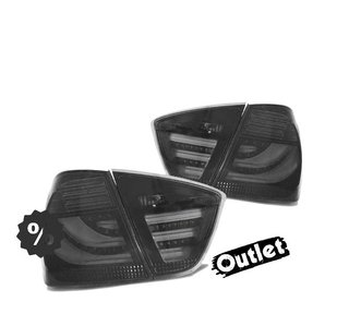 OL PILOTOS LED BMW E90 05-08 AHUMADO NEGRO LED BAR R011013C1