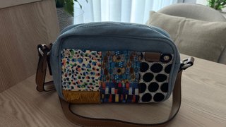 Bolso Vaquero Patchwork Multicolor