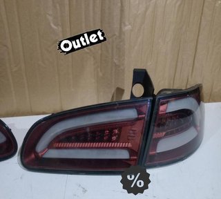 OL PILOTOS LED BAR SEAT IBIZA 6L 02-08 ROJO AHUMADO R148873C