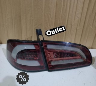 OL PILOTOS LED BAR SEAT IBIZA 6L 02-08 ROJO AHUMADO R148873C