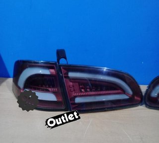 OL PILOTOS LED BAR SEAT IBIZA 6L 02-08 ROJO AHUMADO R148873C