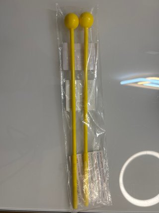 Baquetas para carrillón amarillas