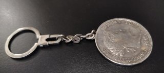 Llavero Moneda Plata 20 Reales