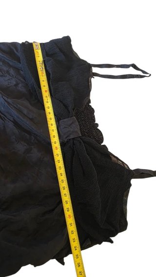 Pinko Top Seta Nero Vintage Y2K Elegante