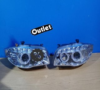 OL FAROS BMW E81 E87 E82 E88 OJOS ANGEL LUZ DIURNA FONDO CRO