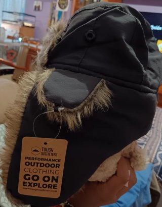 Gorro Tough Outfitters Negro/Gris