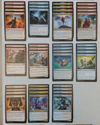 Deck Otter Prowess Peasant Unc Wizard Magic MTG