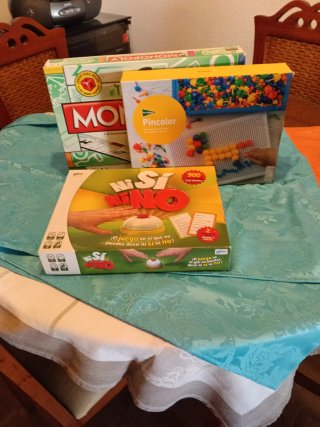 Lote 3 juegos: Monopoly, Pincolor, Ni Si No