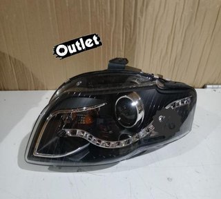 OL FAROS AUDI A4 B7 LUZ DIURNA LED FONDO NEGRO 04-07 R146286