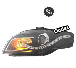 OL FAROS AUDI A4 B7 LUZ DIURNA LED FONDO NEGRO 04-07 R146286