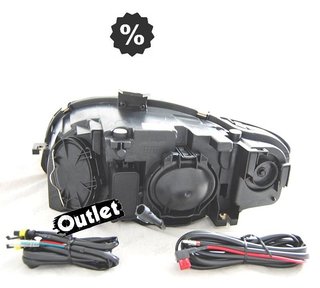 OL FAROS AUDI A4 B7 LUZ DIURNA LED FONDO NEGRO 04-07 R146286