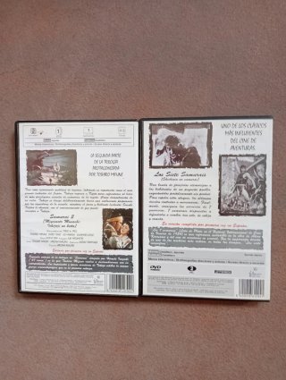 Lote 2 Películas DVD: Samurai 2 y Los Siete Samura