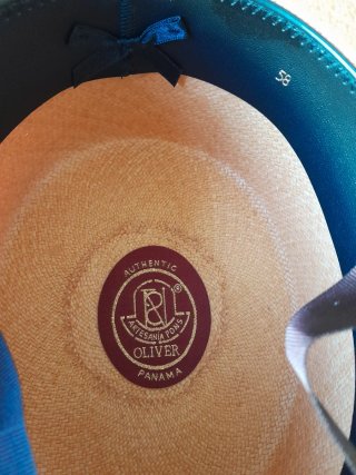 Sombrero Panamá Oliver Hats Talla 58