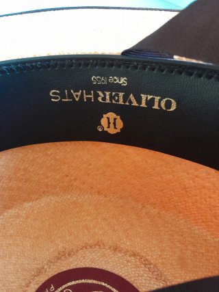 Sombrero Panamá Oliver Hats Talla 58
